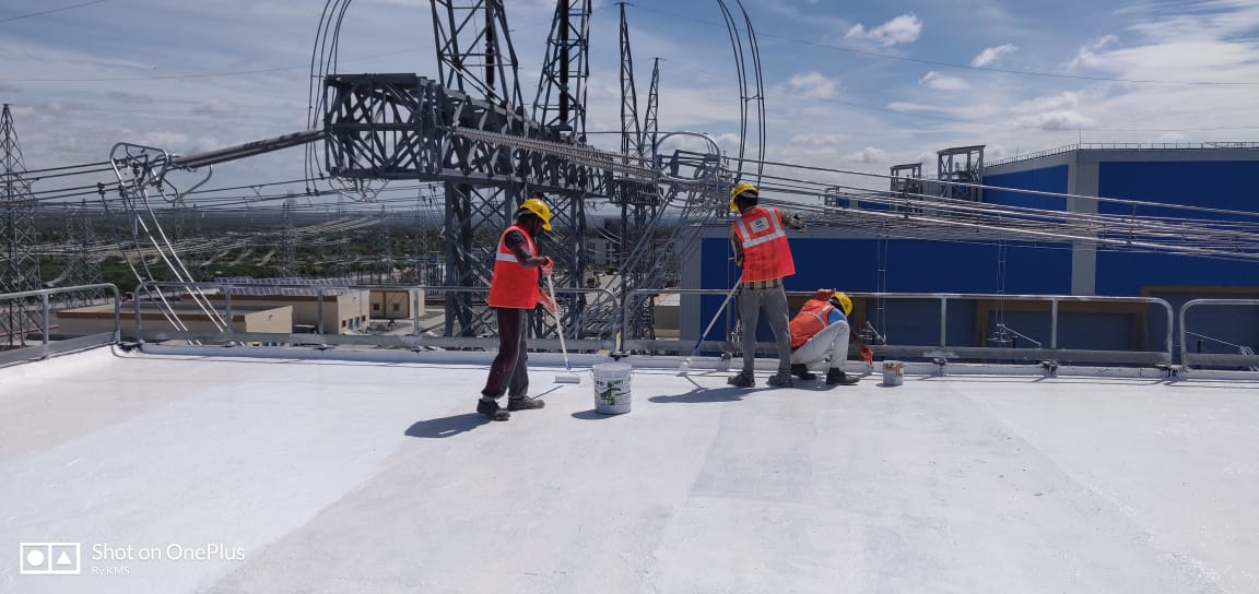 Waterproofing project site