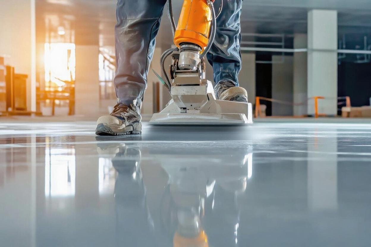 Epoxy flooring, PU flooring and industrial concrete flooring Chennai
