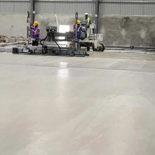 Laser Screed Concrete Application