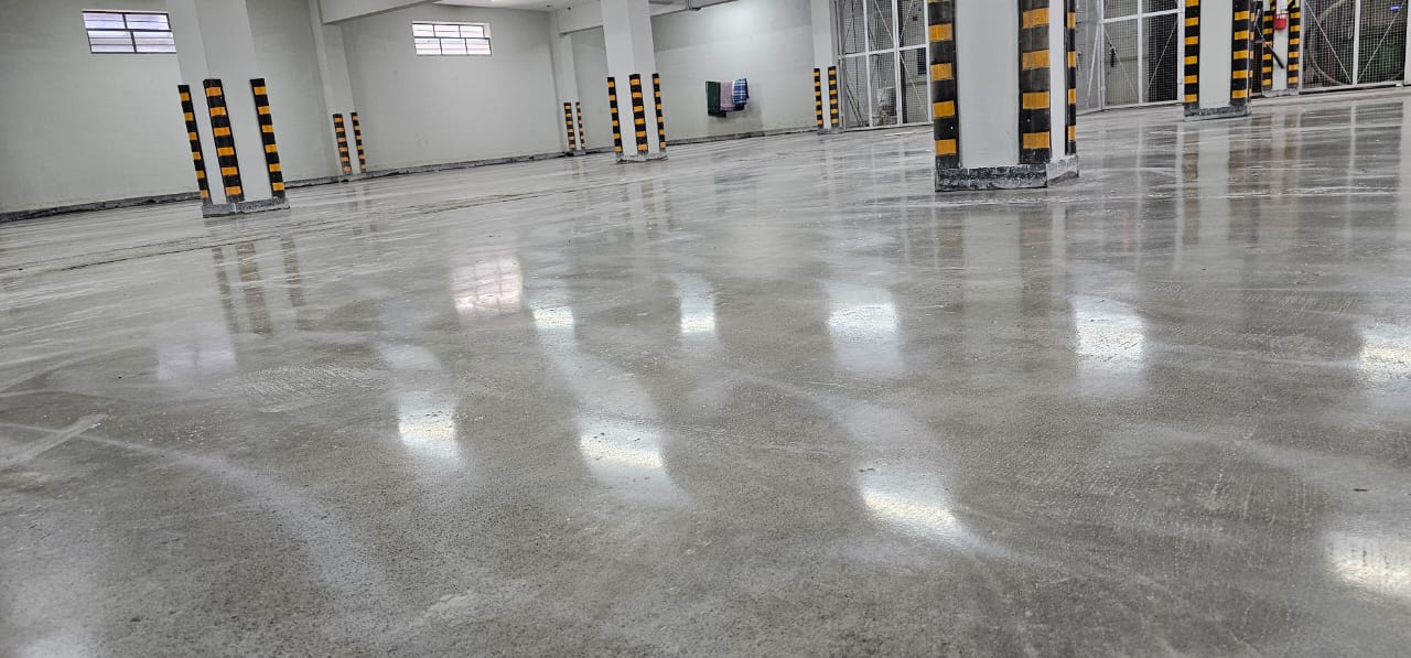 Concrete Densifier Flooring in Chennai by Aryan Hi-Tec